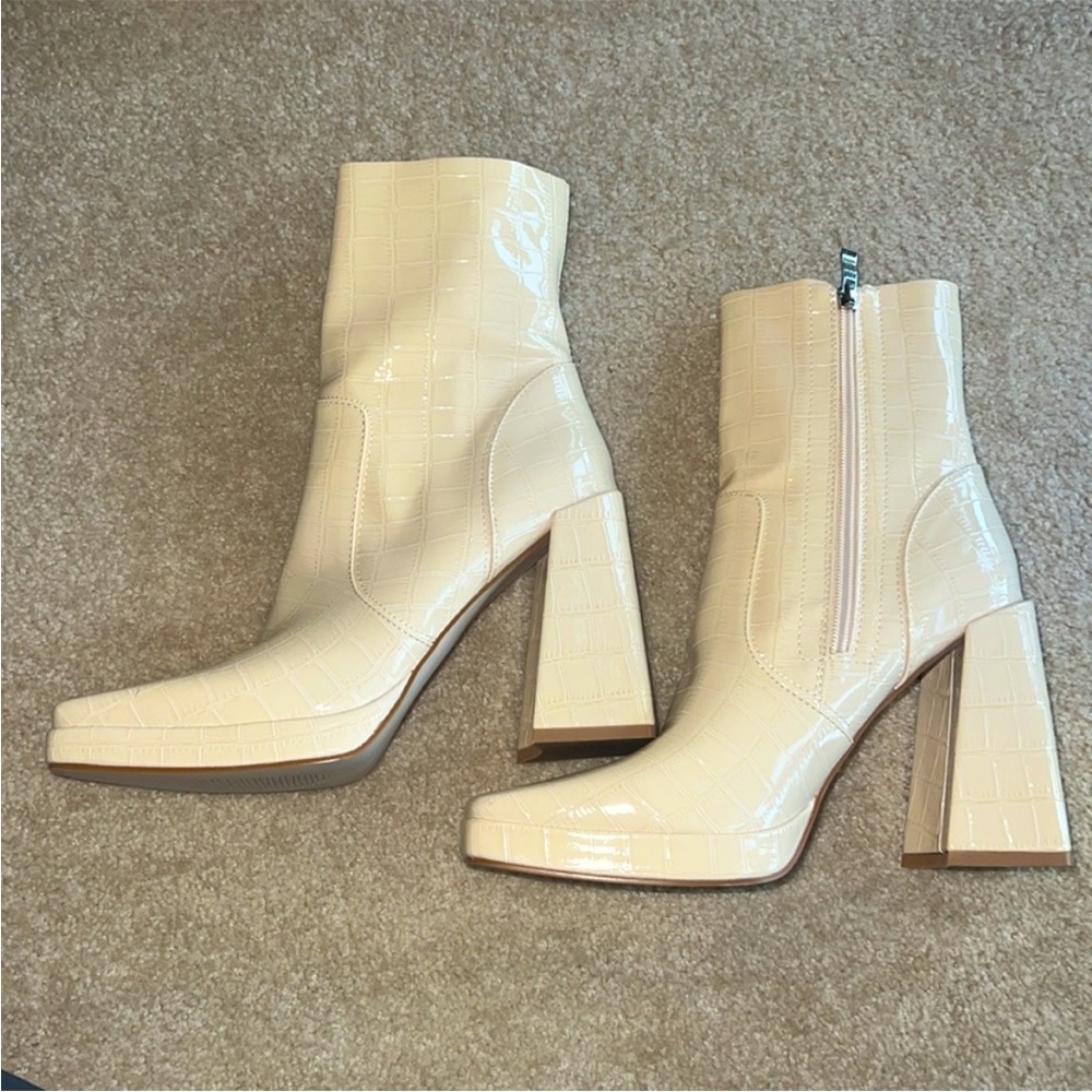 Cream Jamie Booties
